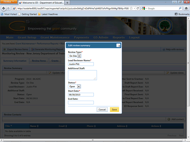 Screen image of this step