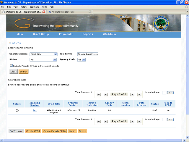 Screen image of this step