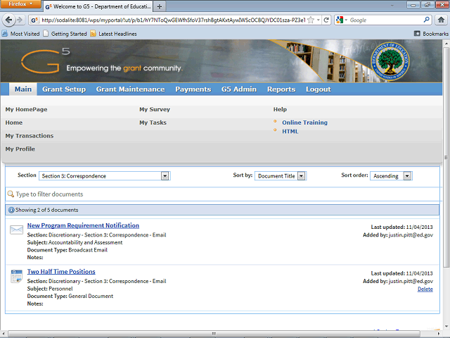 Screen image of this step