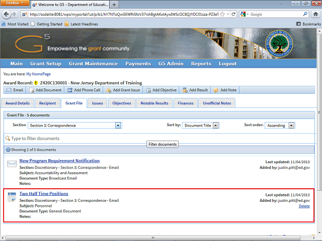 Screen image of this step