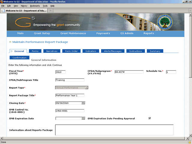 Screen image of this step