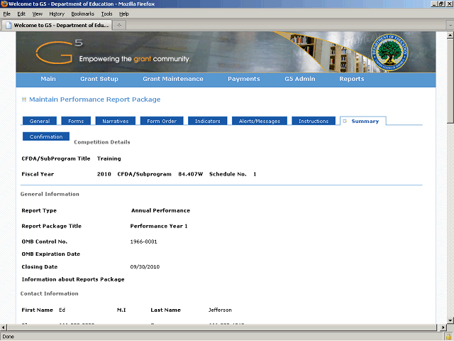 Screen image of this step