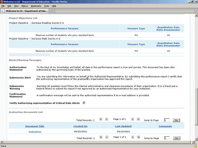 Screen image of this step
