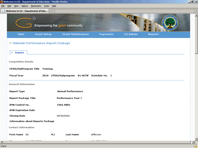 Screen image of this step