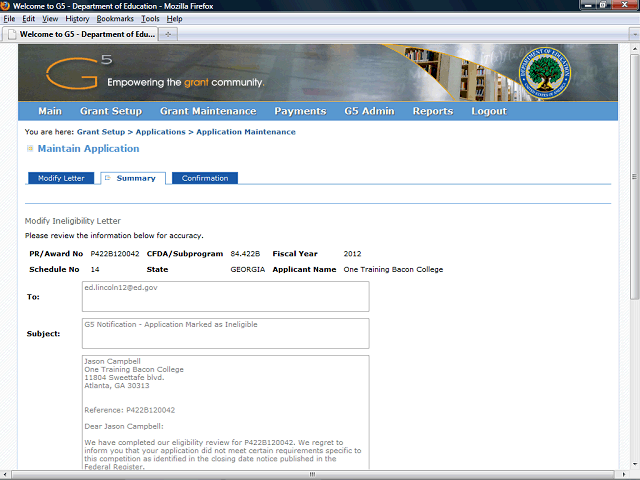 Screen image of this step