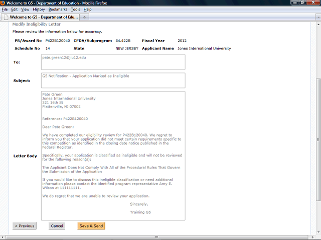 Screen image of this step