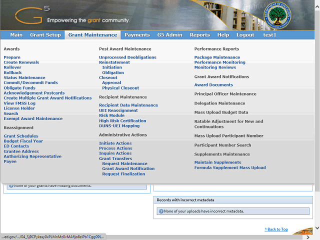 Screen image of this step