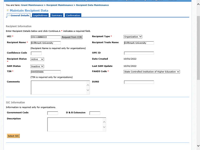 Screen image of this step