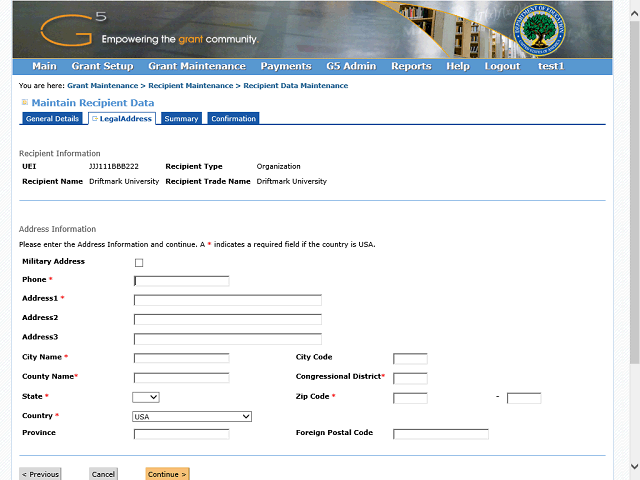 Screen image of this step