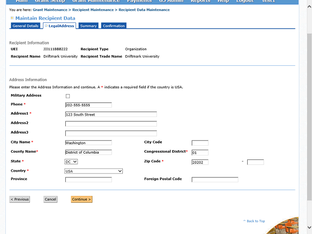 Screen image of this step