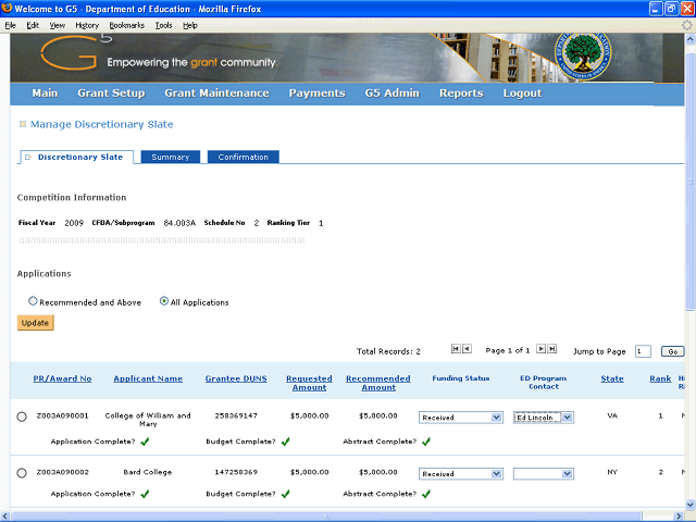Screen image of this step