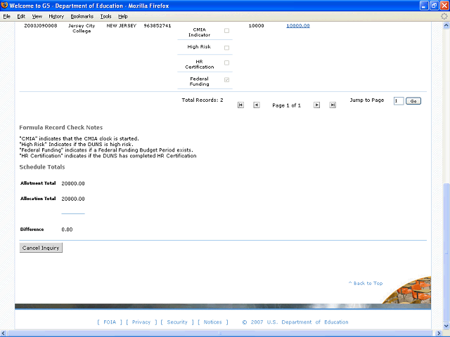 Screen image of this step