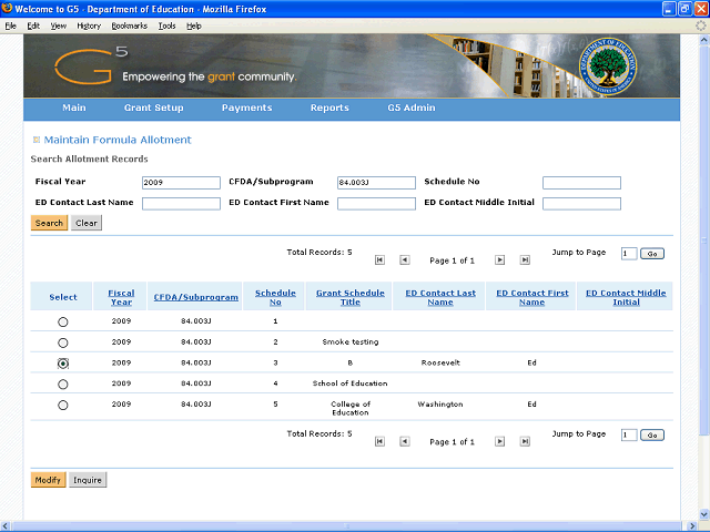 Screen image of this step