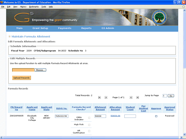 Screen image of this step