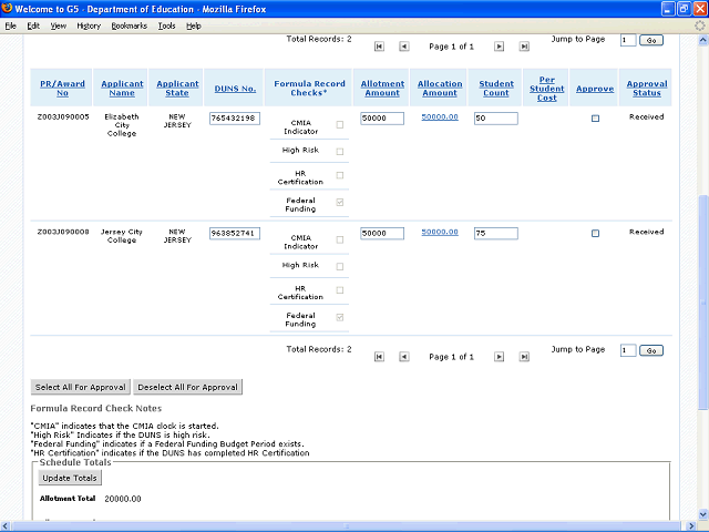 Screen image of this step