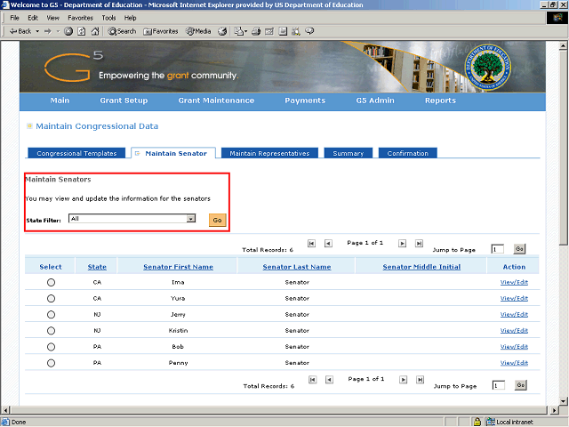 Screen image of this step