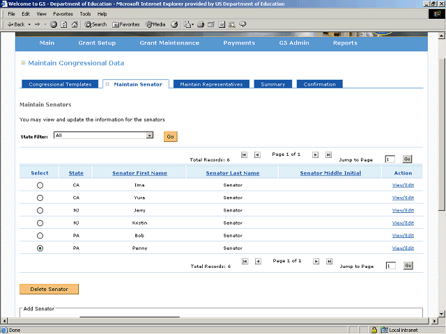 Screen image of this step