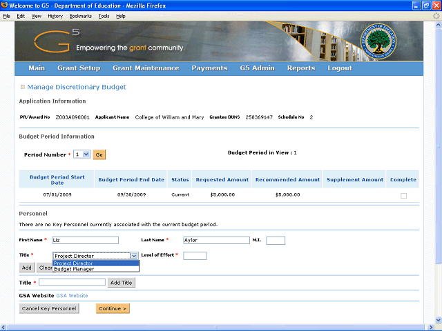 Screen image of this step