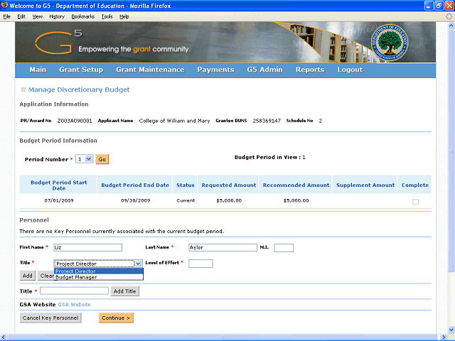 Screen image of this step