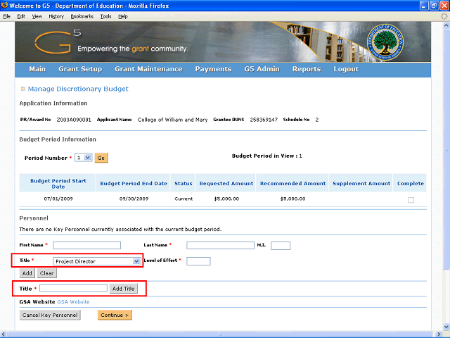 Screen image of this step