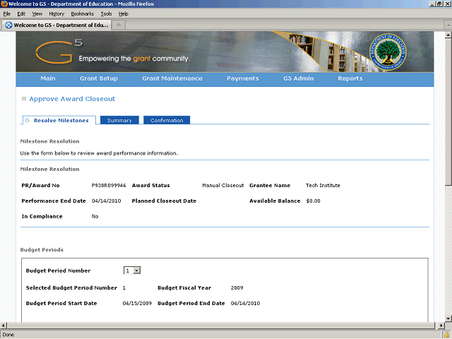 Screen image of this step