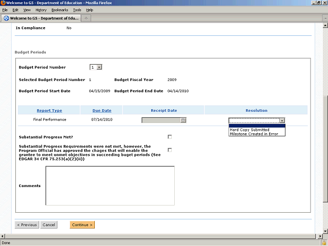 Screen image of this step