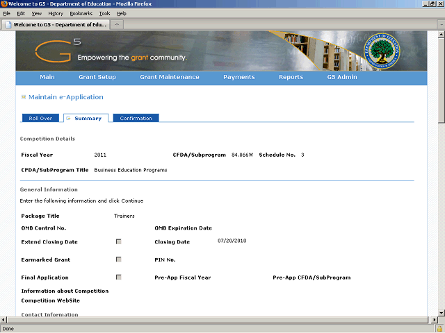 Screen image of this step