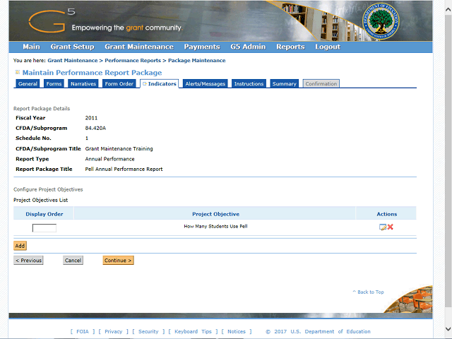 Screen image of this step