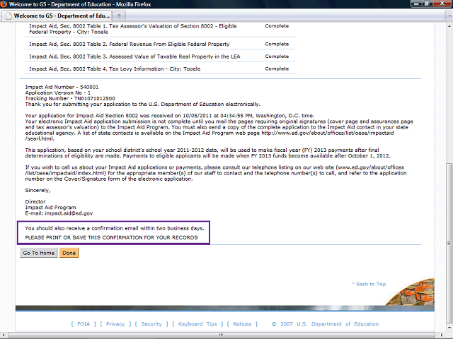 Screen image of this step