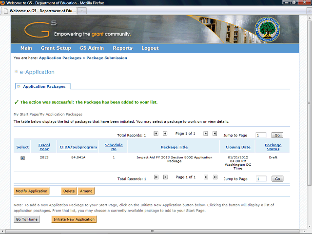 Screen image of this step