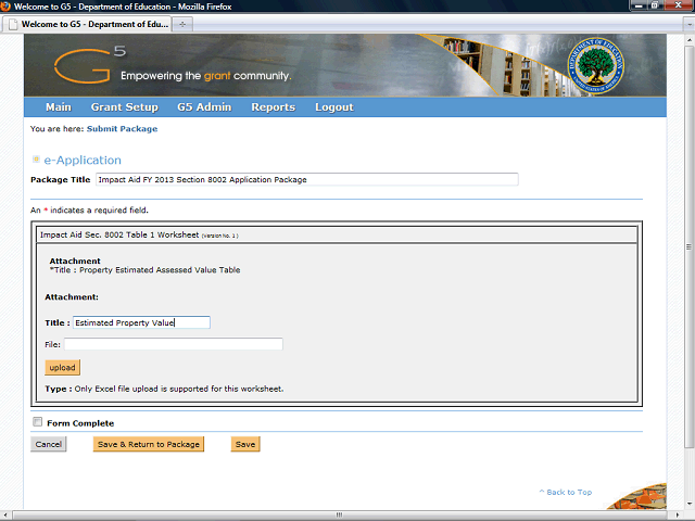 Screen image of this step