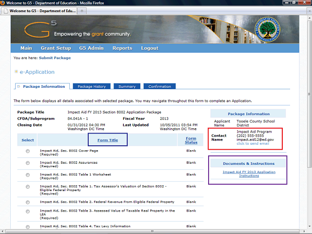 Screen image of this step