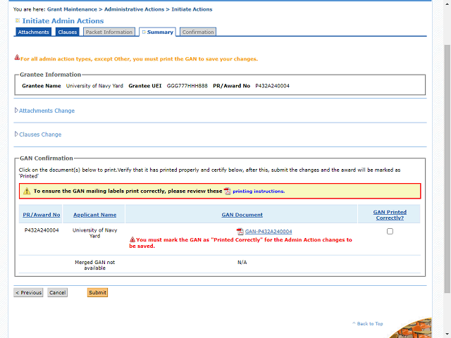Screen image of this step