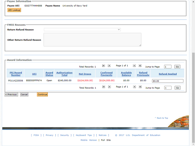 Screen image of this step