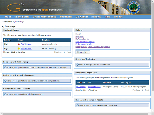 Screen image of this step