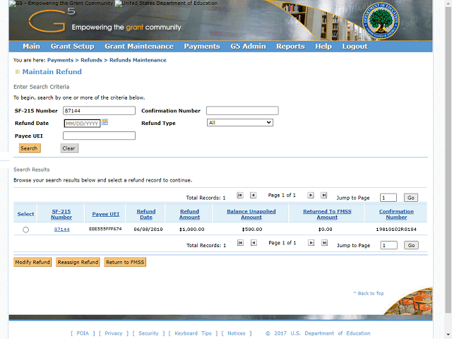Screen image of this step