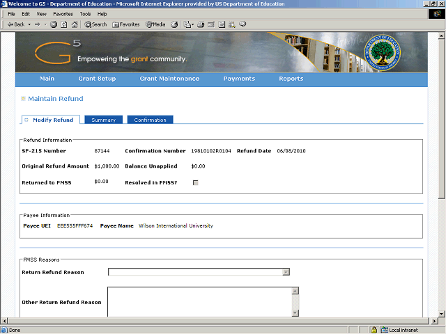 Screen image of this step