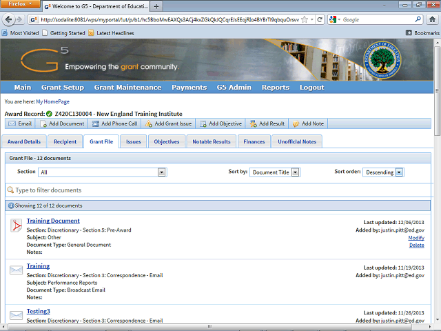 Screen image of this step