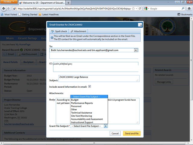 Screen image of this step