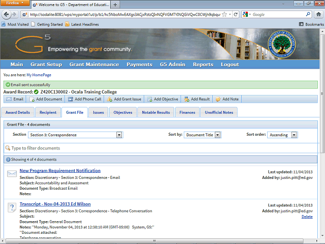 Screen image of this step