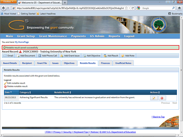 Screen image of this step