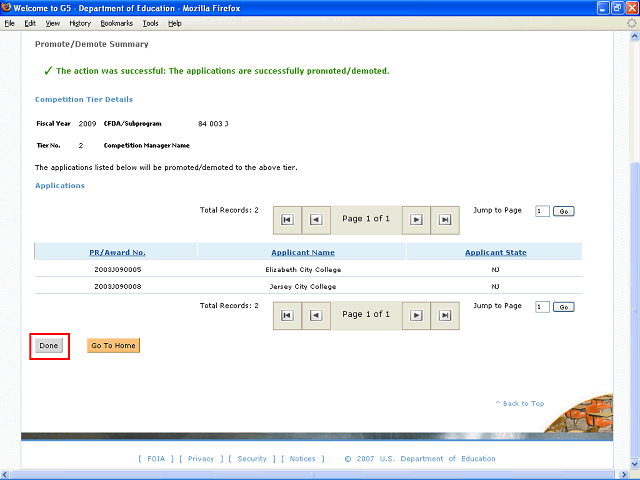Screen image of this step