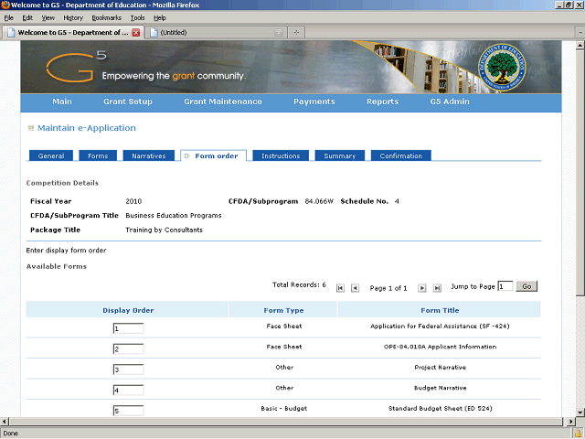 Screen image of this step