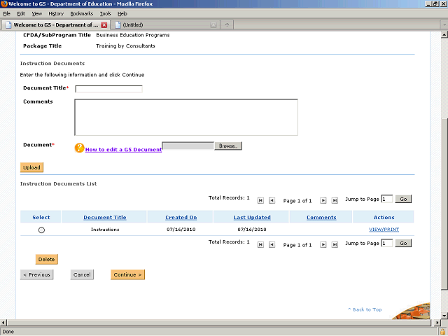 Screen image of this step
