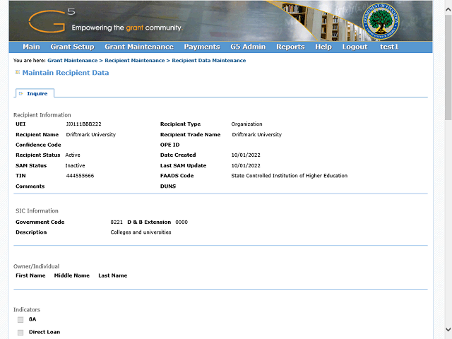 Screen image of this step