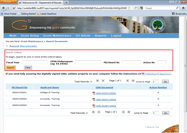 Screen image of this step