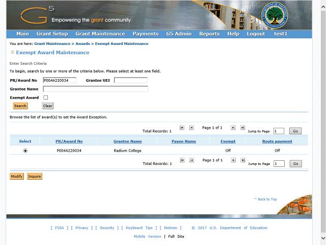 Screen image of this step