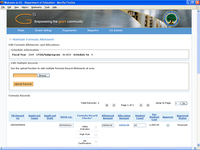 Screen image of this step