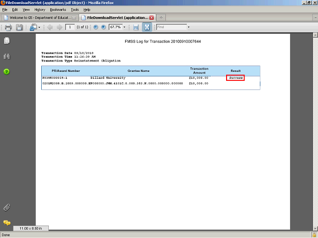 Screen image of this step