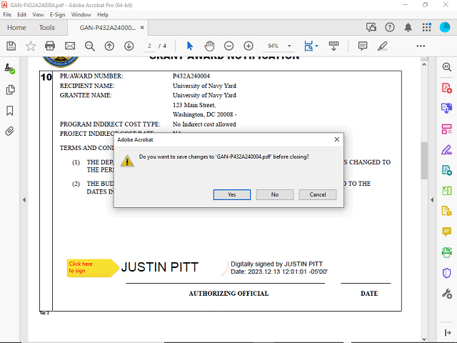 Screen image of this step